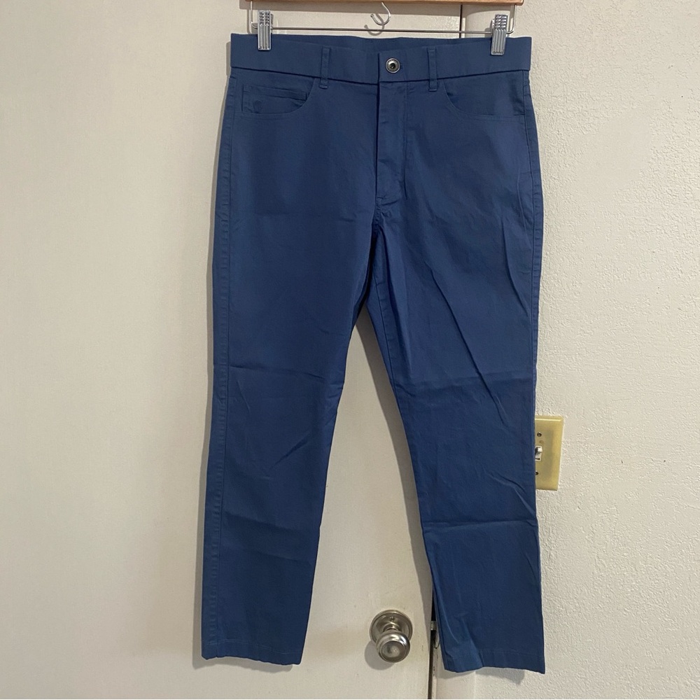 Greyson Performance Golf Pants Blue Stretch Athletic Casual 30x32 Mens